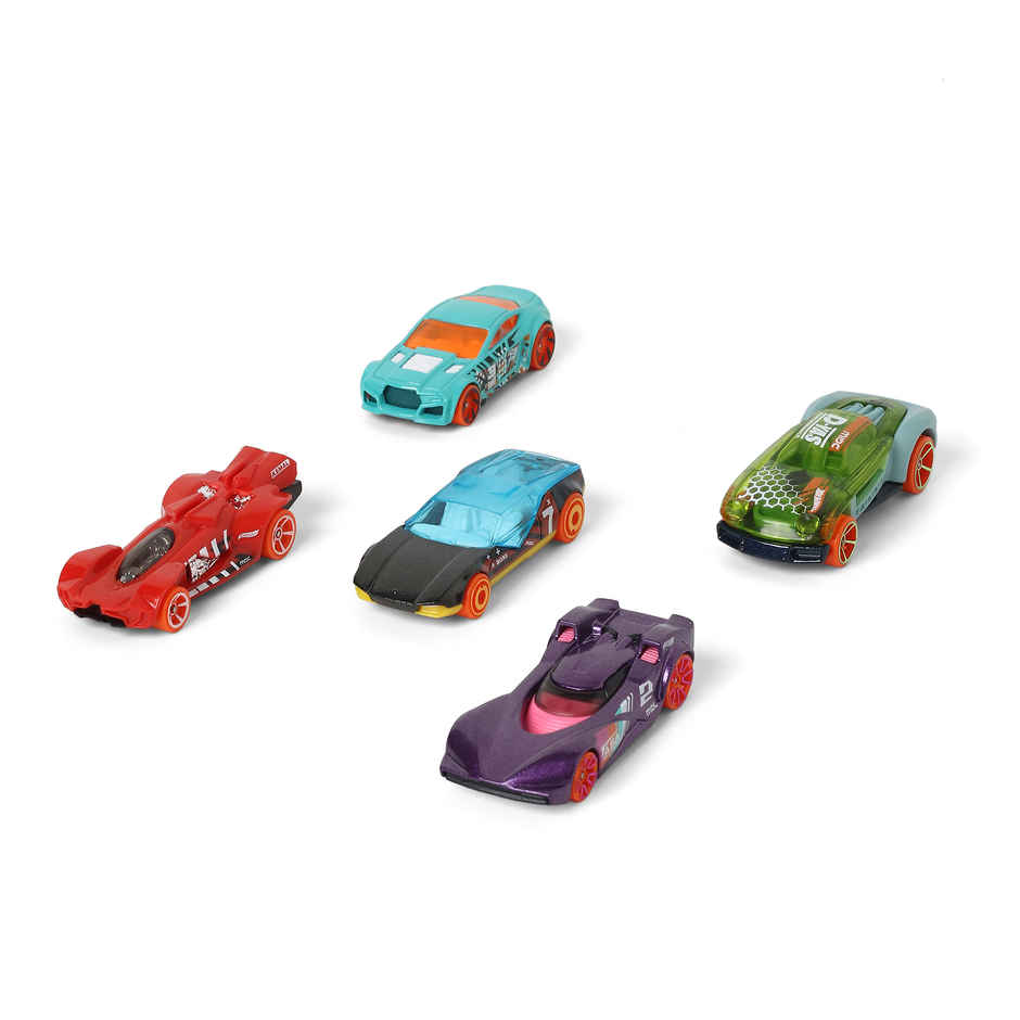 Hot Wheels 5-Car Pack of 1:64 Scale Vehicles STUNT-CARS