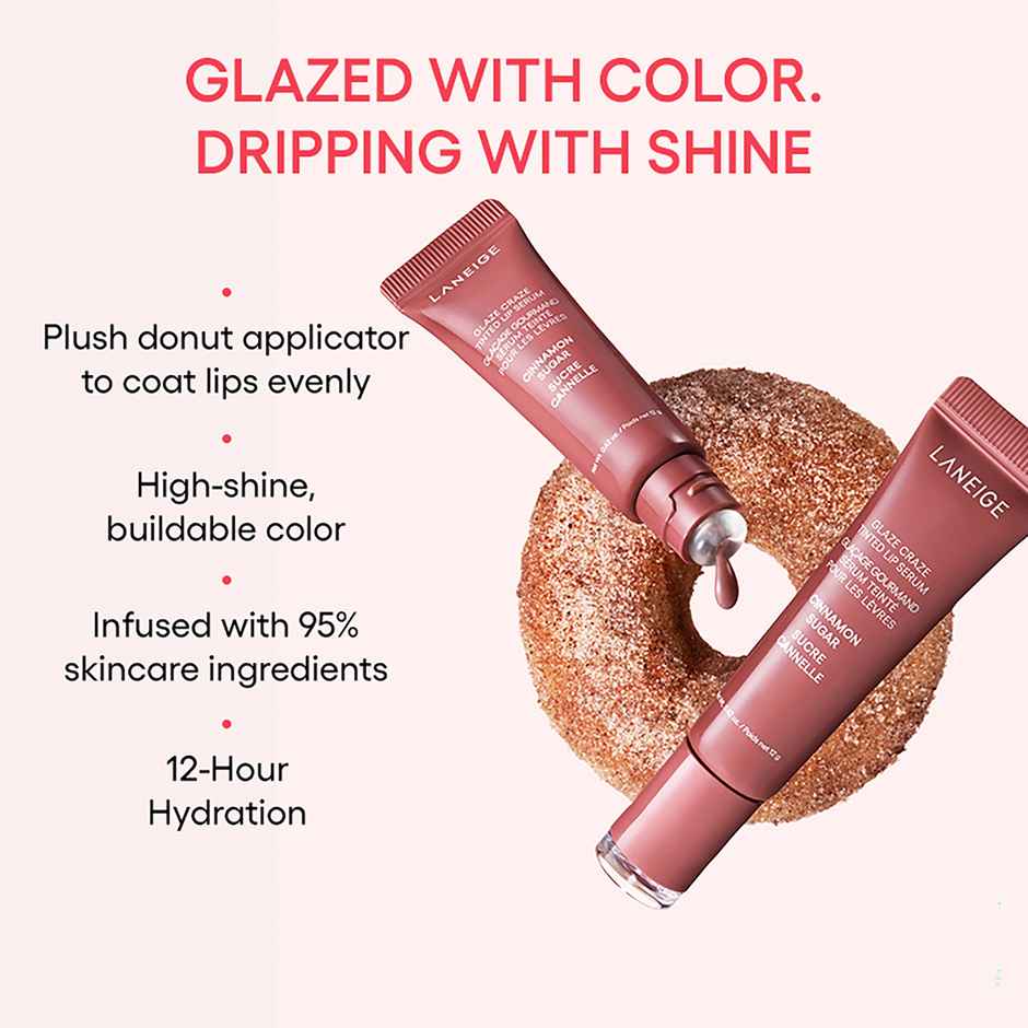 Laneige Glaze Craze Tinted Lip Serum | Cinnamon Sugar
