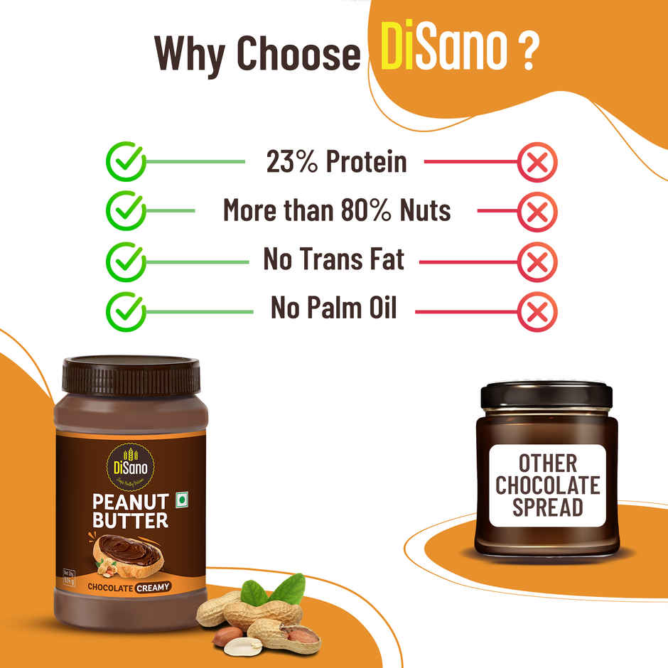 Disano Chocolate Peanut Butter Crunchy
