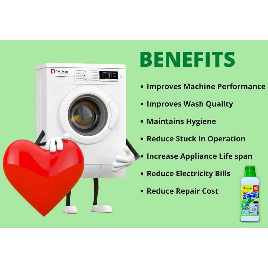 Dcalcifer Washing Machine Cleaner and Descaler Liquid
