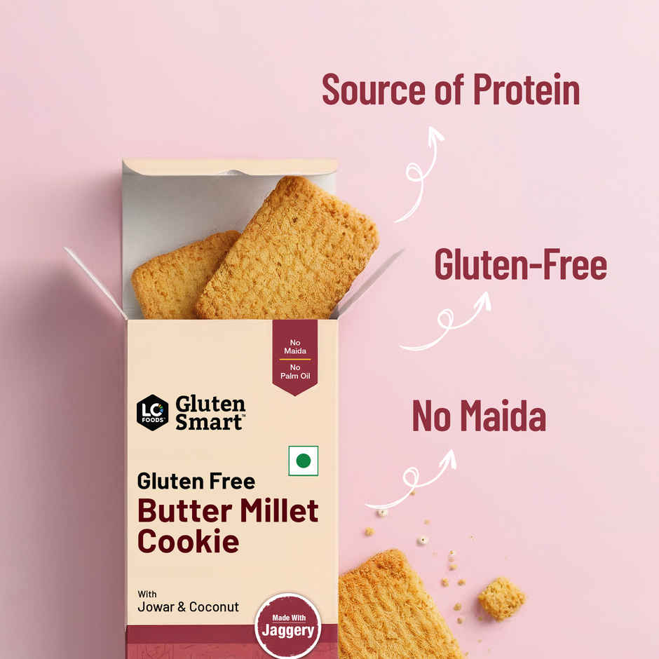 Lo Foods Gluten Free Butter Millet Cookies