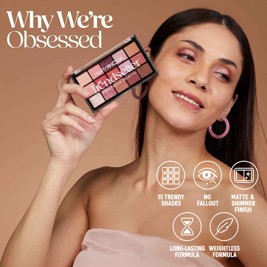 Hilary Rhoda Trendsetter Eyeshadow Palette | Rule Breaker Shade 01