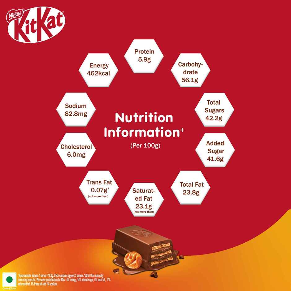 Nestle KitKat Delights Caramel Chocolate
