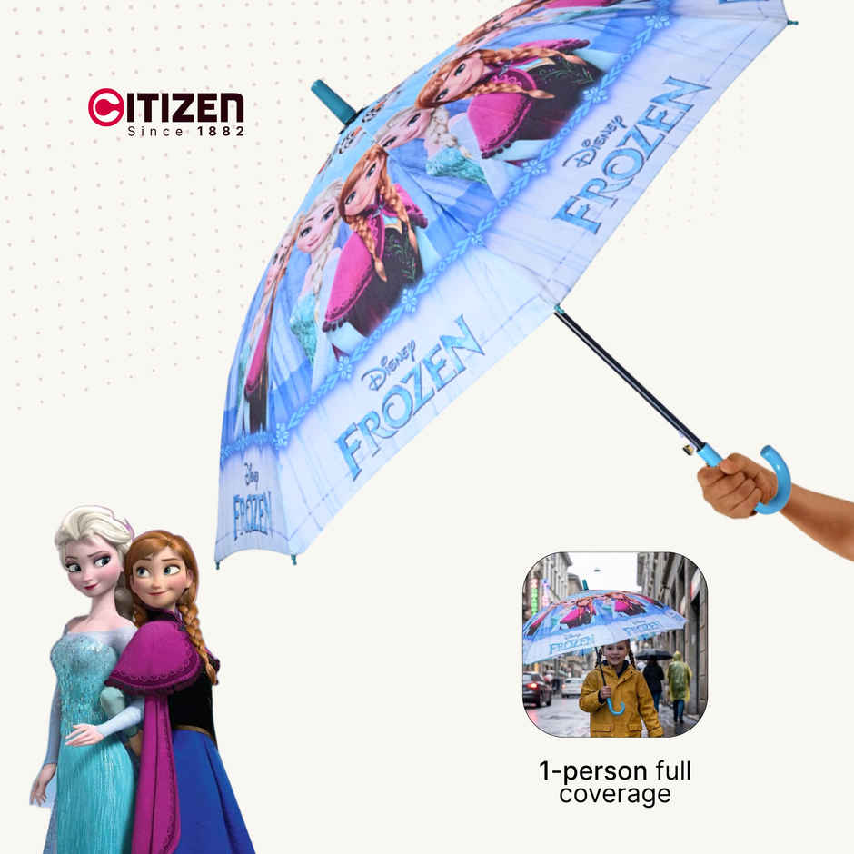 Citizen Kids School Umbrella | 2 Fold | 19 Inch | Frozen Printed