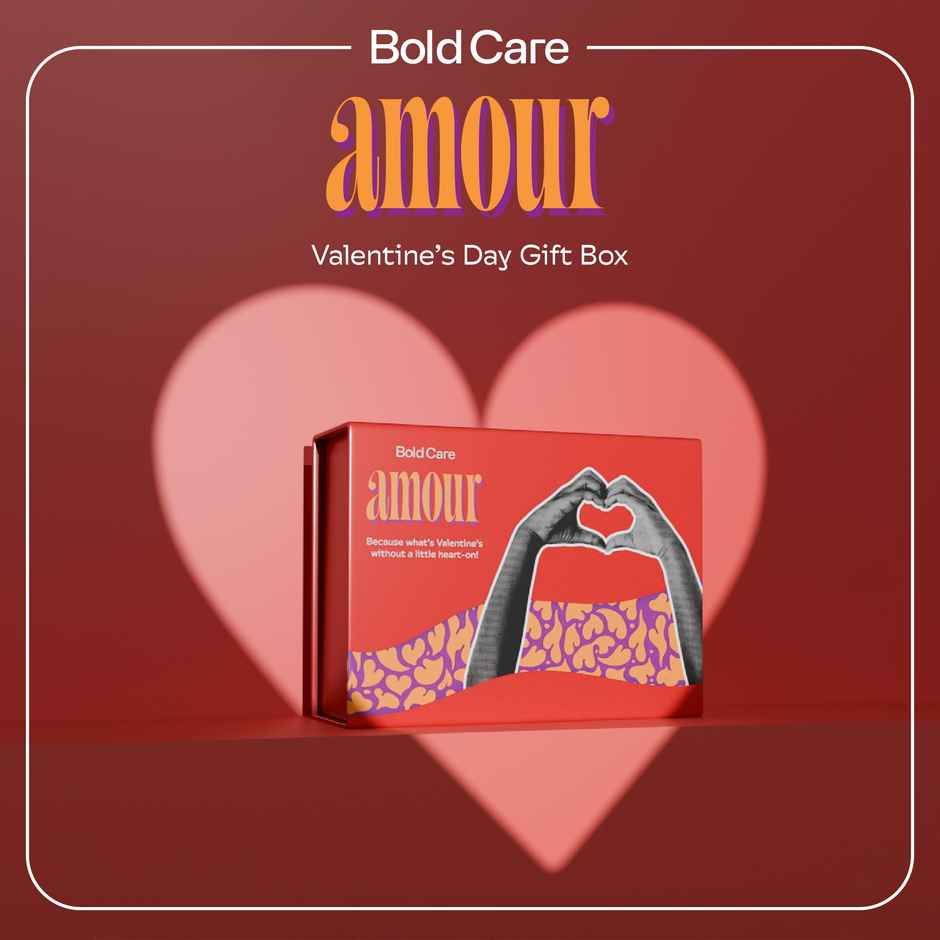 Bold Care Amour Valentine Gift Kit - Sex Chocolate|Hand Cuff|Condoms|Lube |Blindfold|Candles