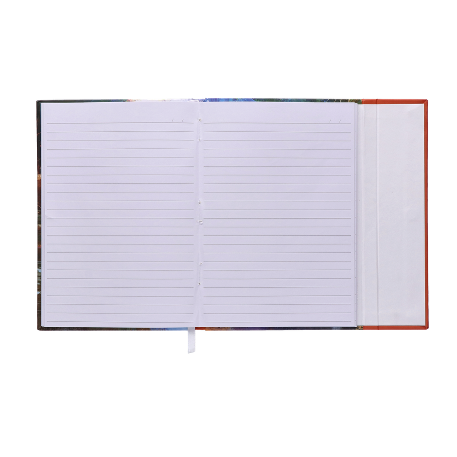 Navneet Youva Magnetic Single Line A5 Size Case Bound 192 Pages Notebook 14.8 x 21 cm - Assorted Combo