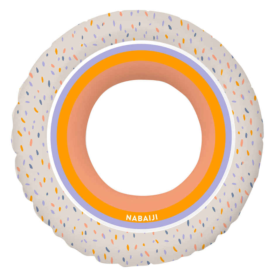 Decathlon Nabaiji Printed Inflatable Pool Ring | Orange | 51 cm