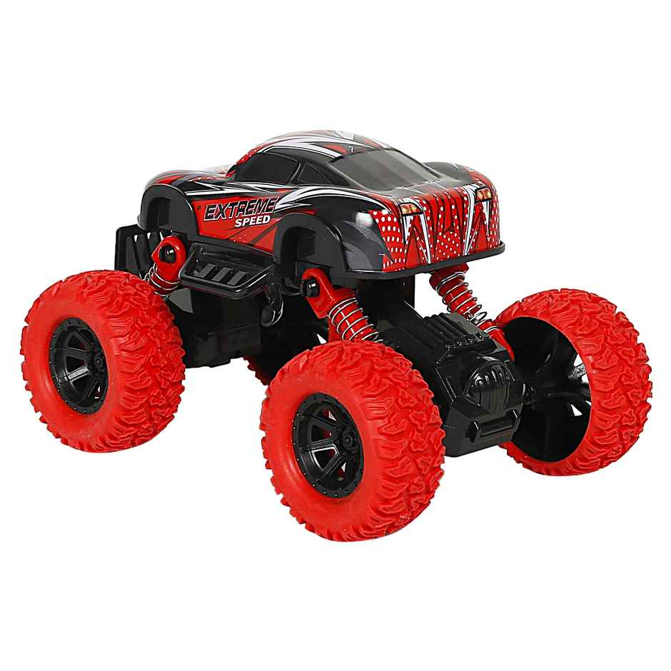 Hamleys Ralleyz Pull Back Monster Car for Kids, 3Y+, Red
