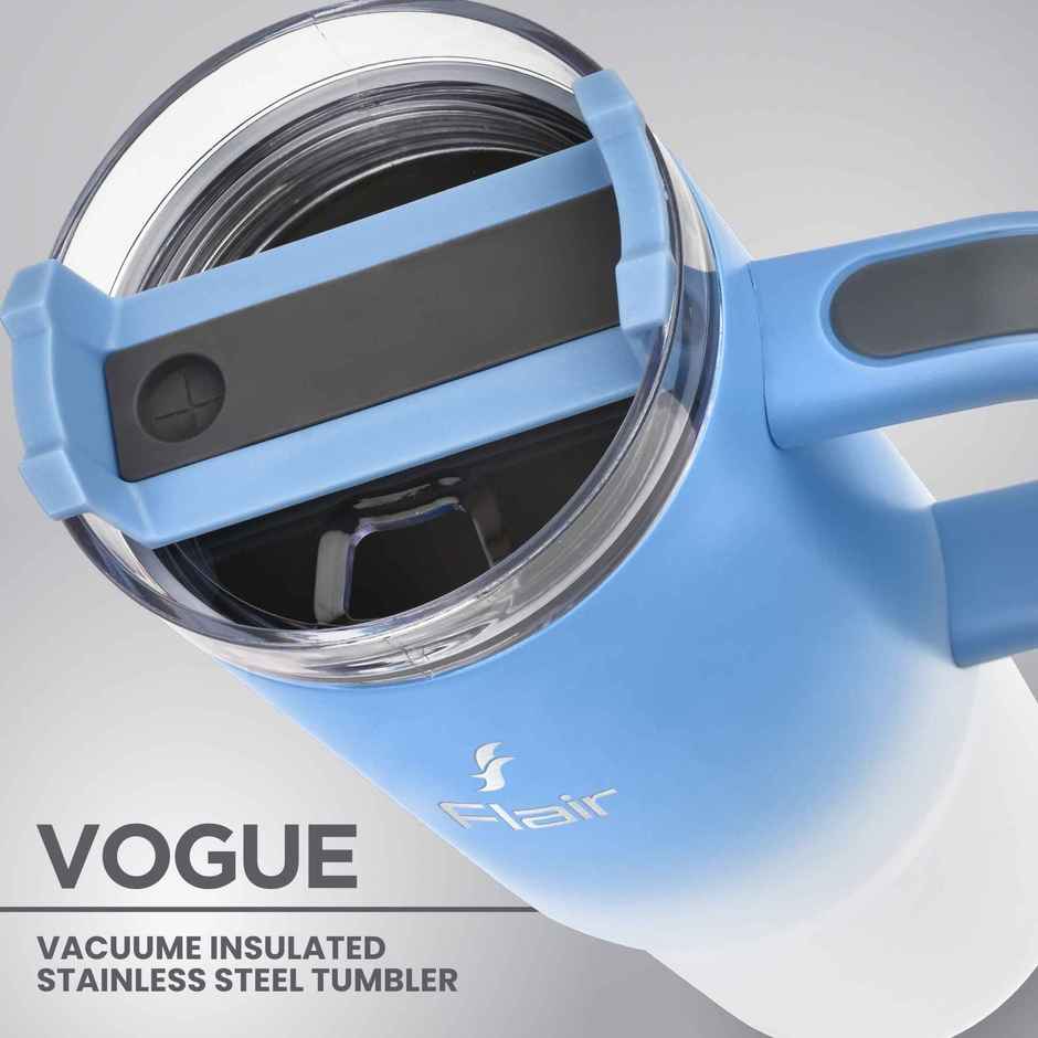 Flair Vogue 750 ml Insulated Stainless Steel Tumbler with Lid | Blue Ombre