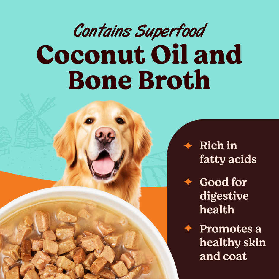 Kennel Kitchen Chicken Chunks In Gravy | Wet Dog Food