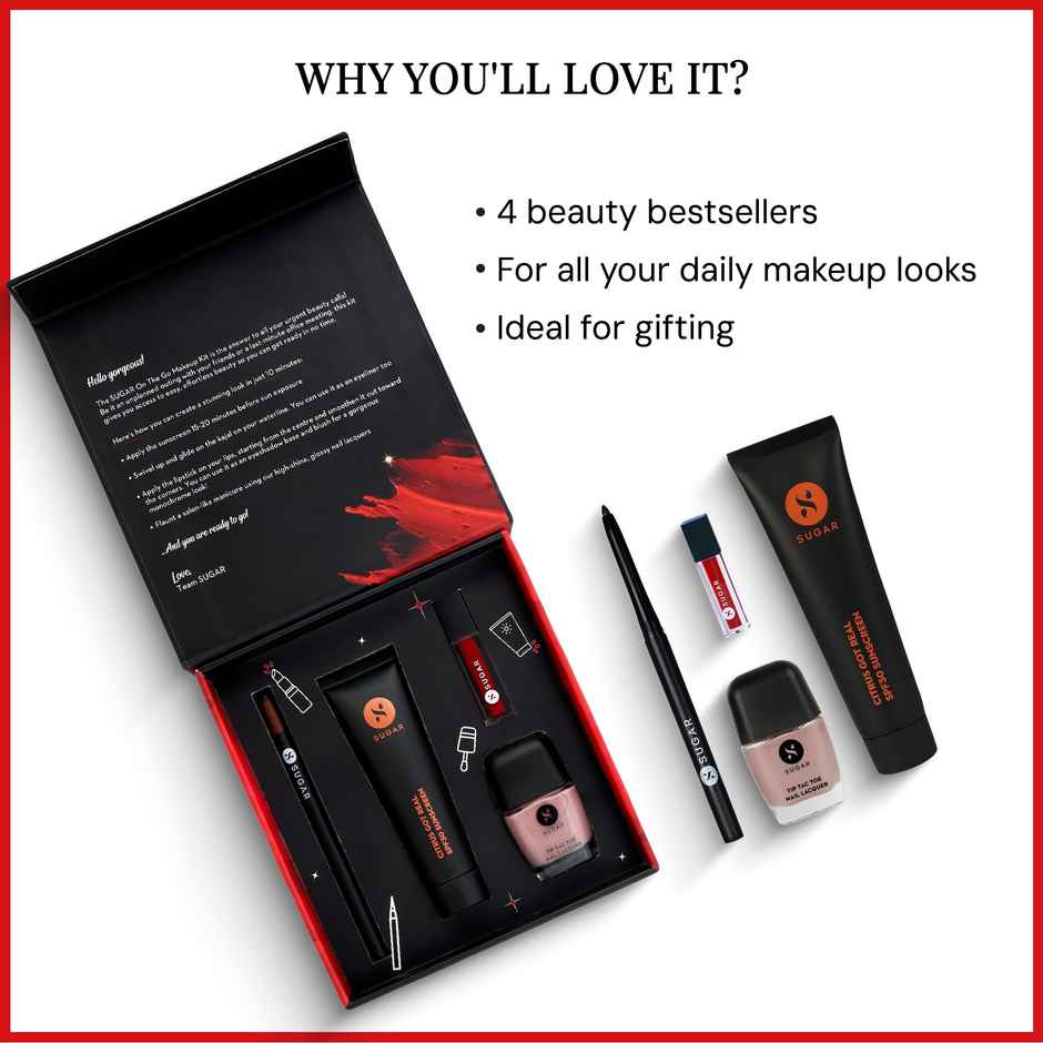 SUGAR Cosmetics On-The-Go Makeup Kit | Fun & Creative