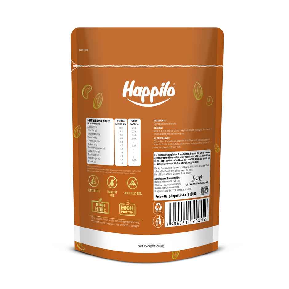 Happilo Natural Premium Californian Inshell Walnuts Combo