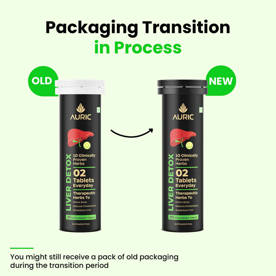 Auric Liver Detox Effervescent 20 Tablets