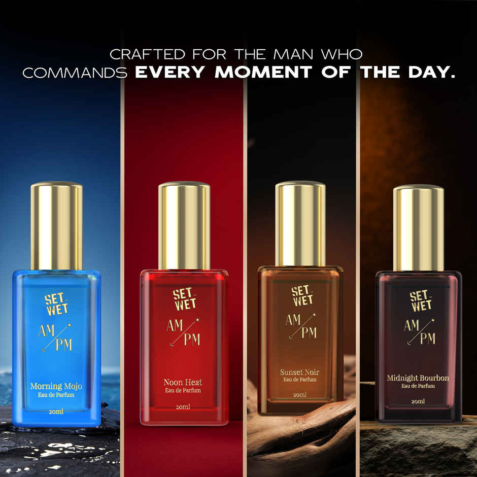 Set Wet Am/Pm Premium Fragrance Pack | Command Your Day With Style Perfume For Men