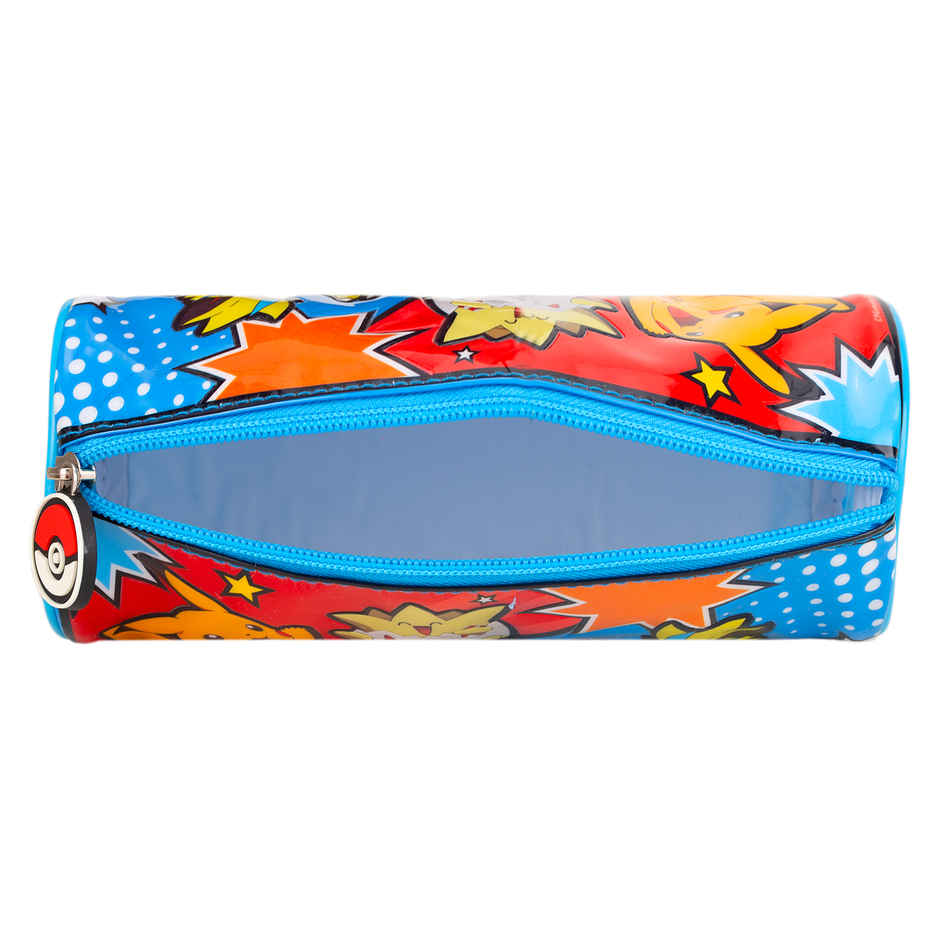 Striders Pokemon Pencil Case - Round Kids School Pencil Organizer & Gift