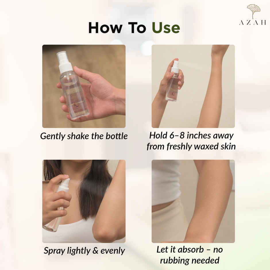 Azah Post-Wax Spray | Soothing Aftercare For Smooth, Irritation-Free Skin