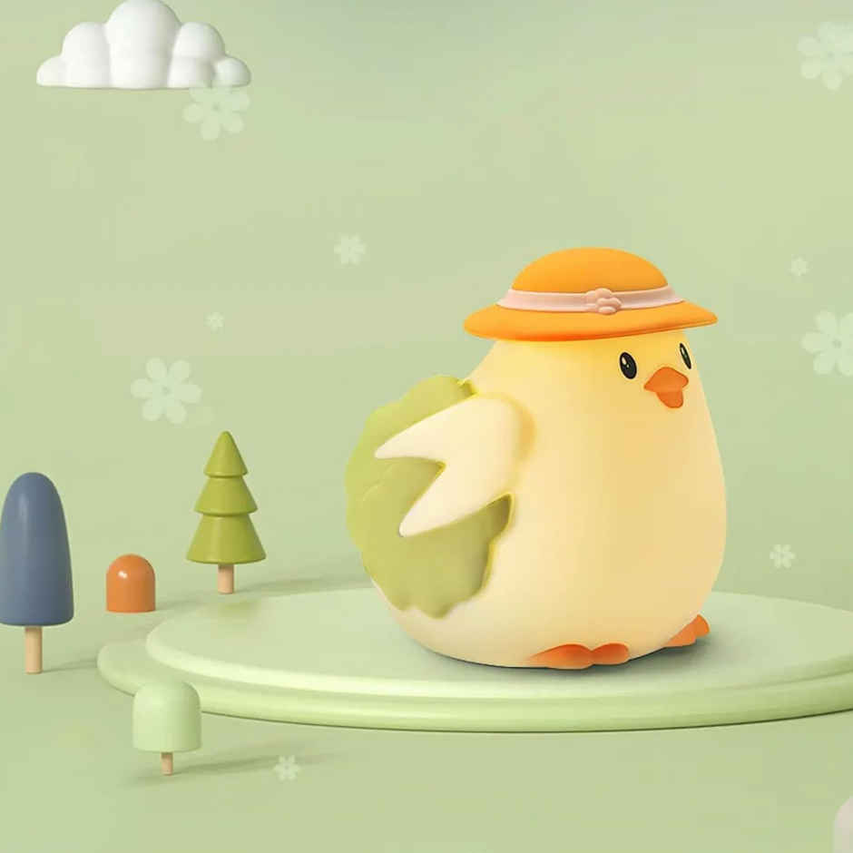 Desidiya Bpa-Free Silicone Vegetable Chicken Night Lamp