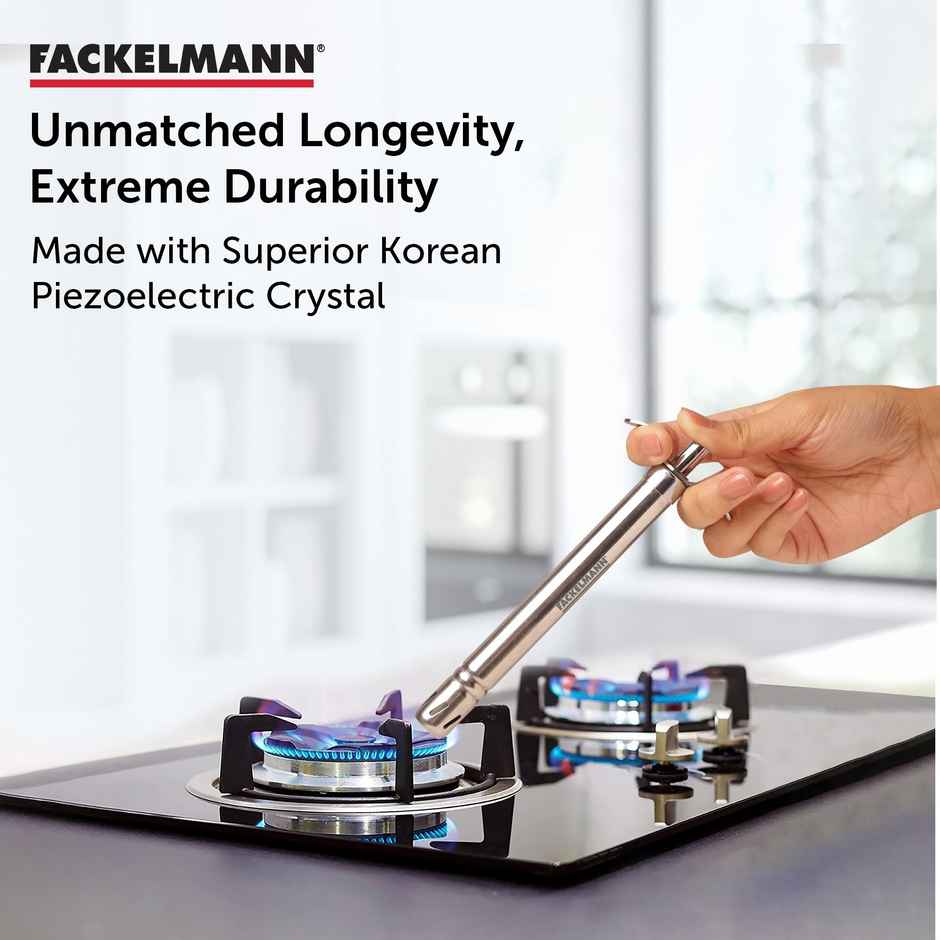 Fackelmann Stainless Steel Gas Stove Lighter | Ergonomic Design
