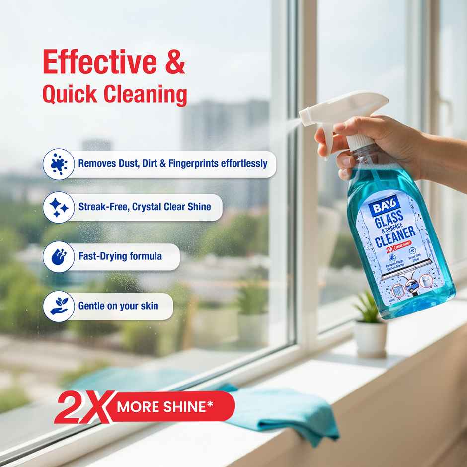 BAY6 Glass and Surface Cleaner Combo