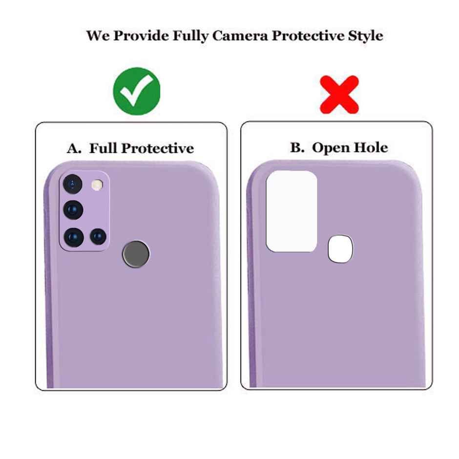 Artistque Case For Realme 7I Back Cover - Plain Liquid Silicone Cover