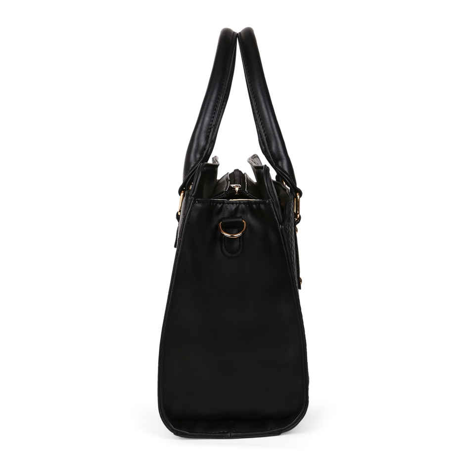 Lavie Women's 3 Compartment Hand Bag | Black