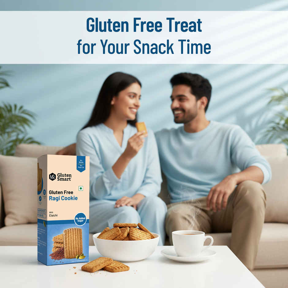 Lo Foods Gluten Free Ragi Oats Cookies | Sugar Free Biscuit ,No Maida Millet