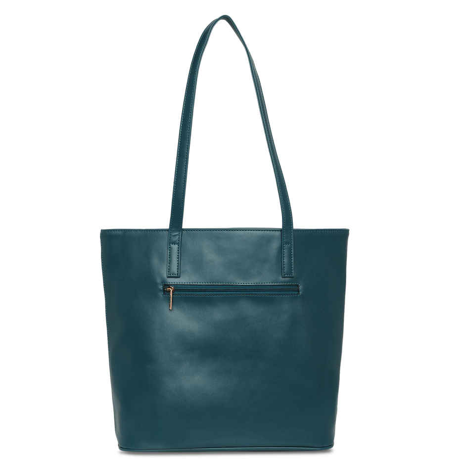 Lavie Women's Croc Pavo Tote Handbag | Tote Bag For Work | Ladies purse | Shoulder Bag | Green