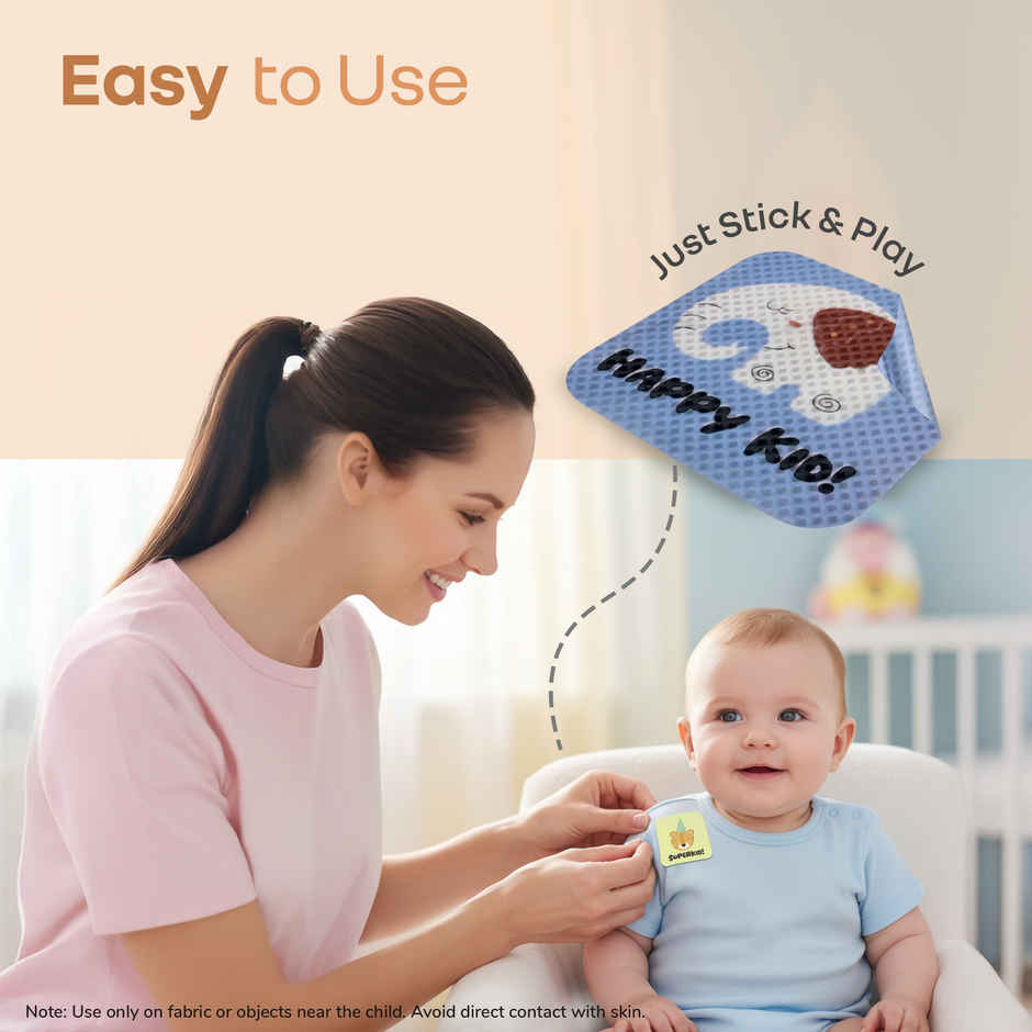R for Rabbit Hygocare Mosquito Repellant Patches | White
