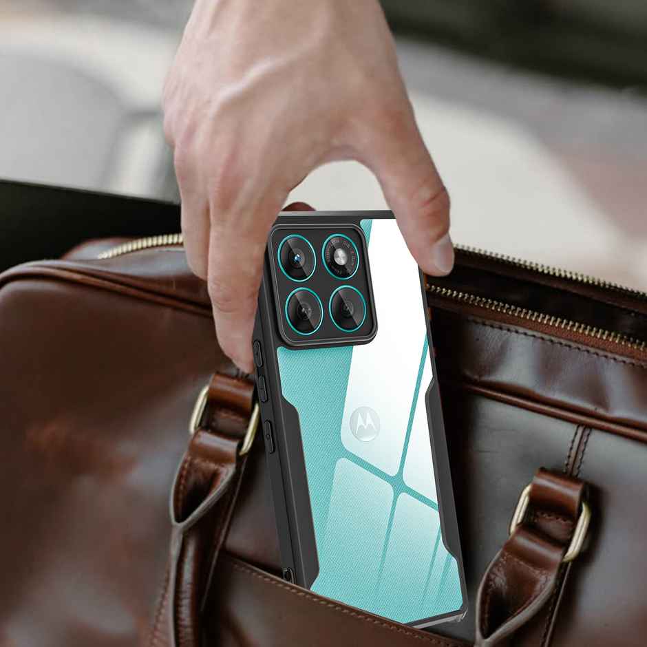 Artistque Case for Motorola Moto Edge 60 Fusion 5G Back Cover | Transparent Shockproof TPU Cover