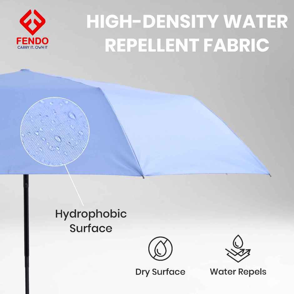 Fendo Clutch Umbrella | Blue | 20 Inch | 3 Fold
