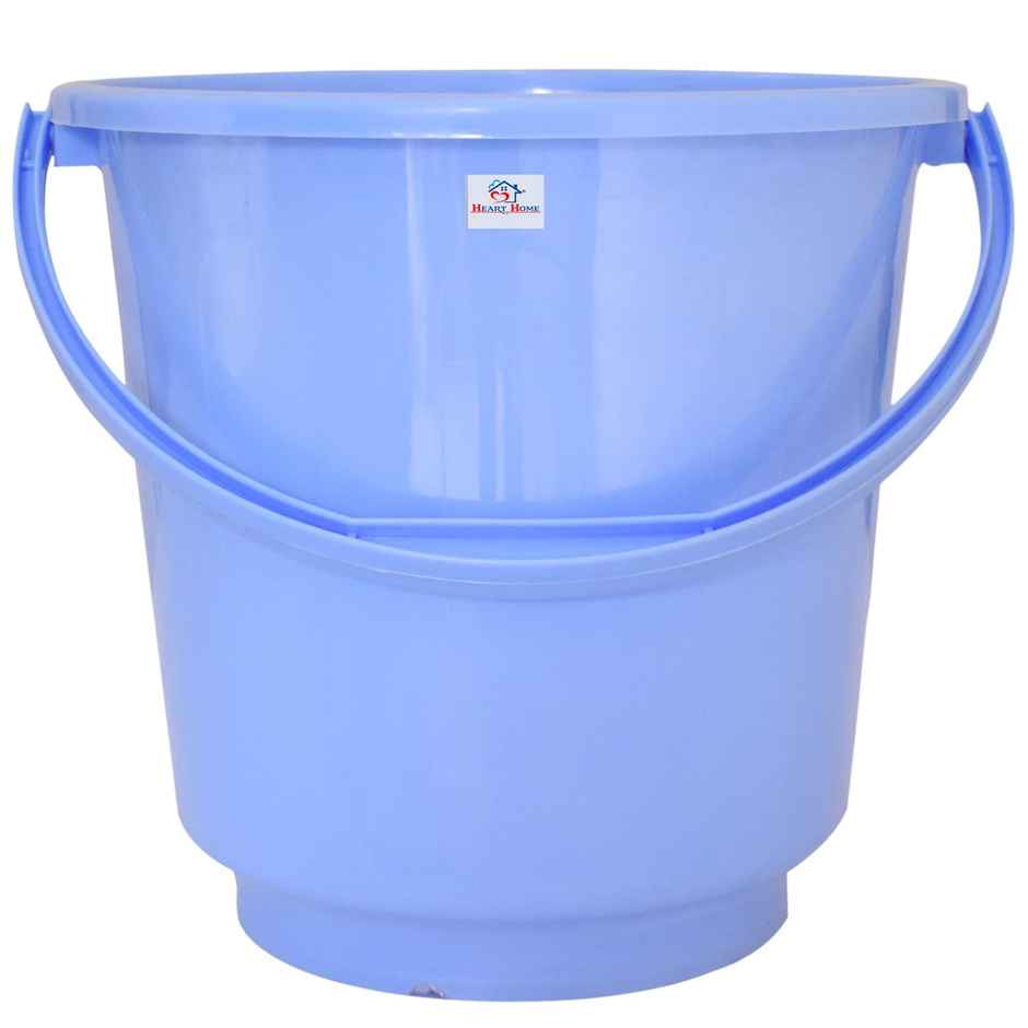 Kuber Industries 2 Pieces Plastic Bathroom Bucket & Mug Set (Blue)