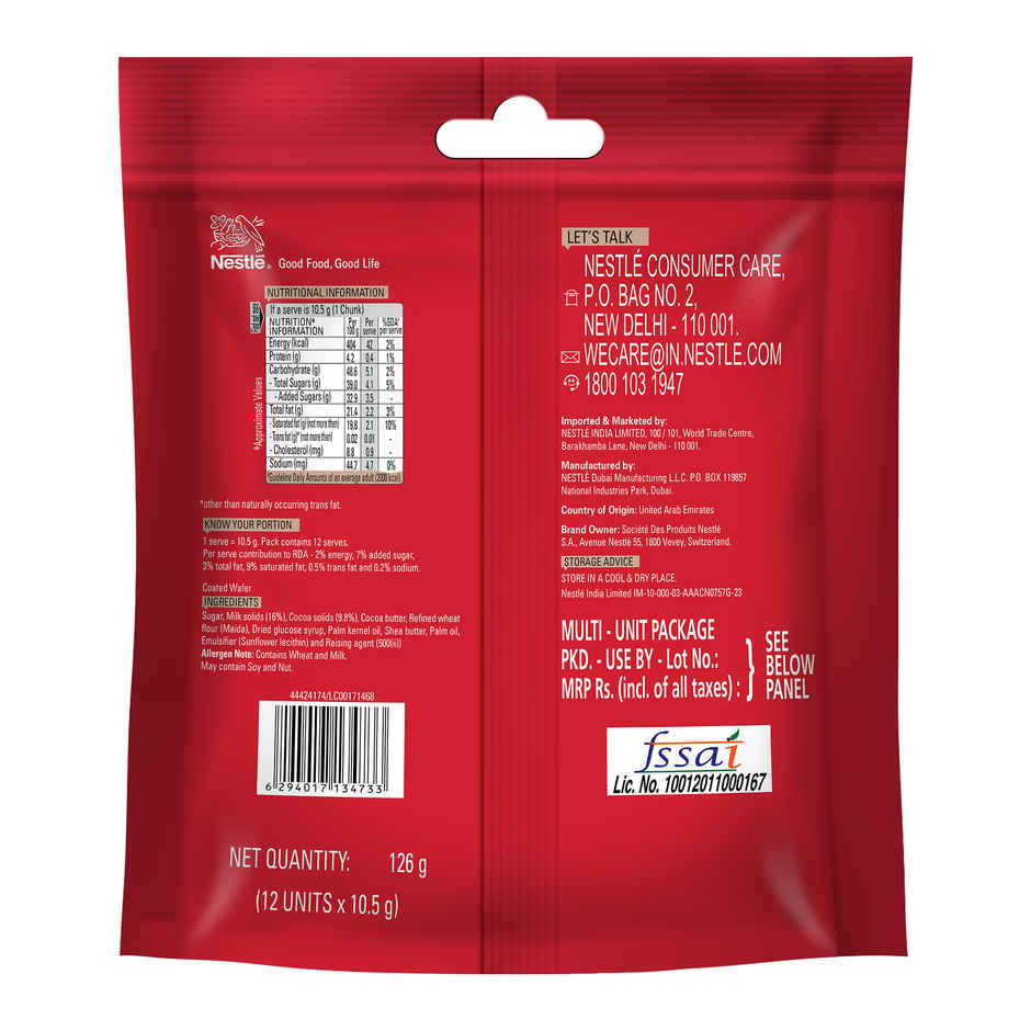Nestle Kitkat Chunky | Miniatures Chocolate Share Bag