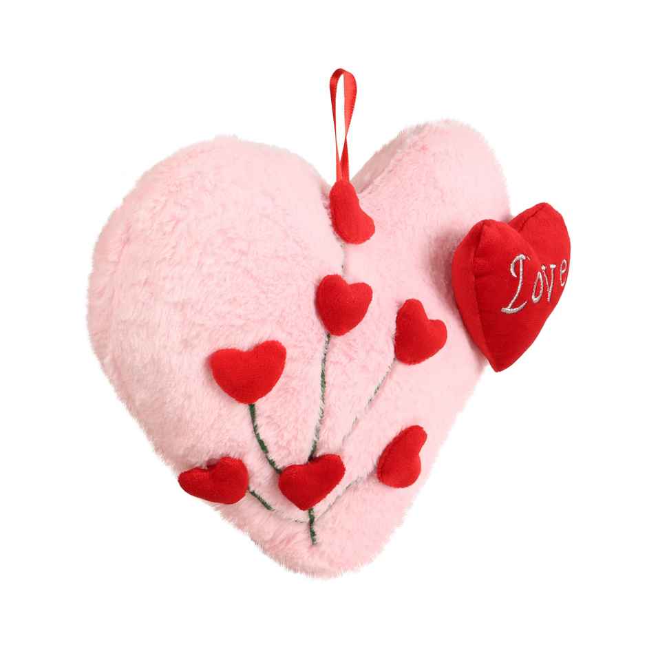 Dearjoy Seven Heart Pillow Pink 35 cm