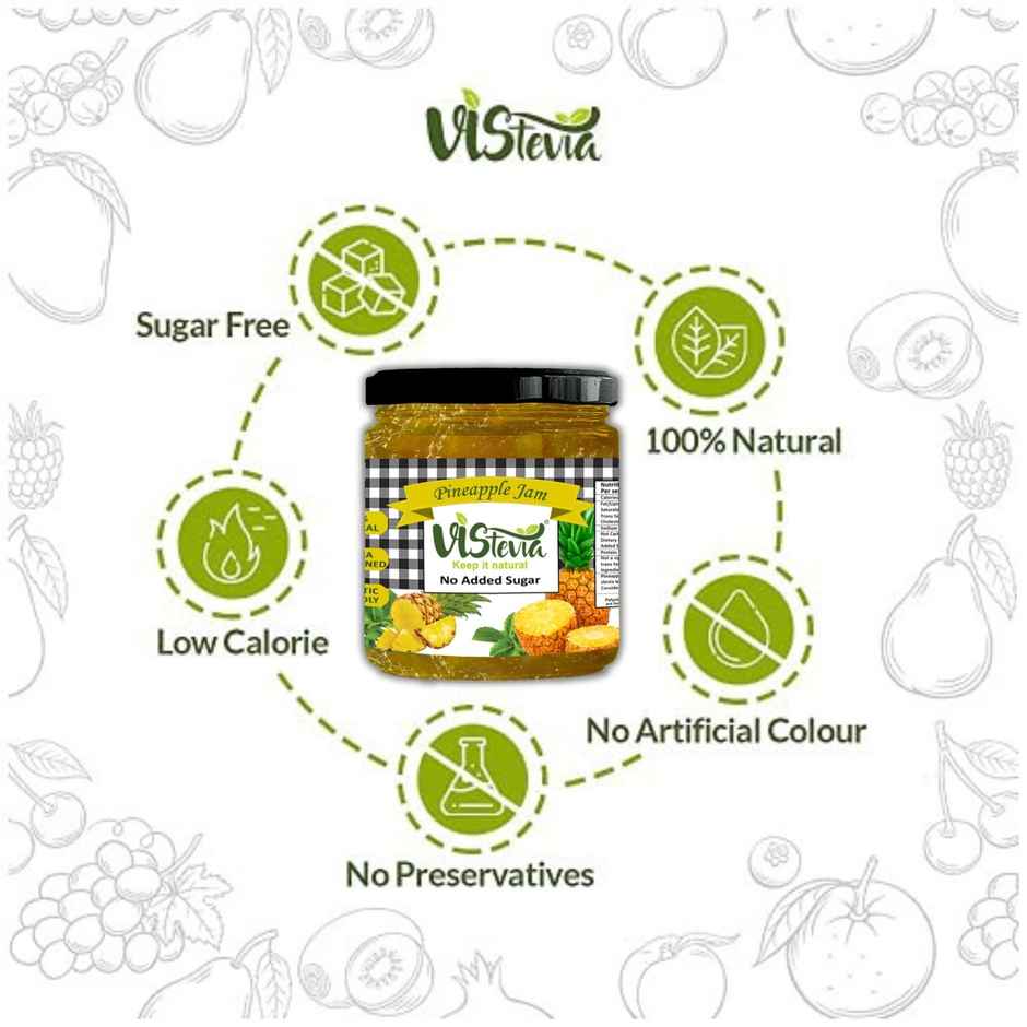 Vistevia Sugar Free Pineapple Jam