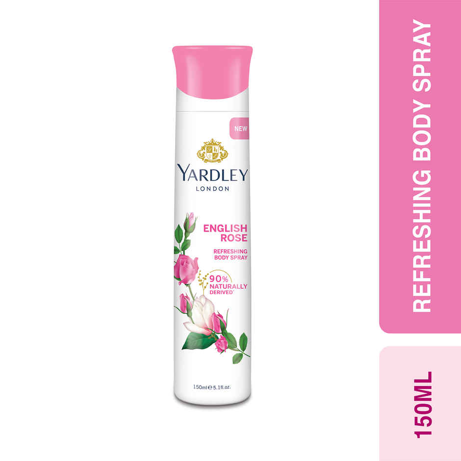 Yardley London English Rose Refreshing Deo Body Spray for Women