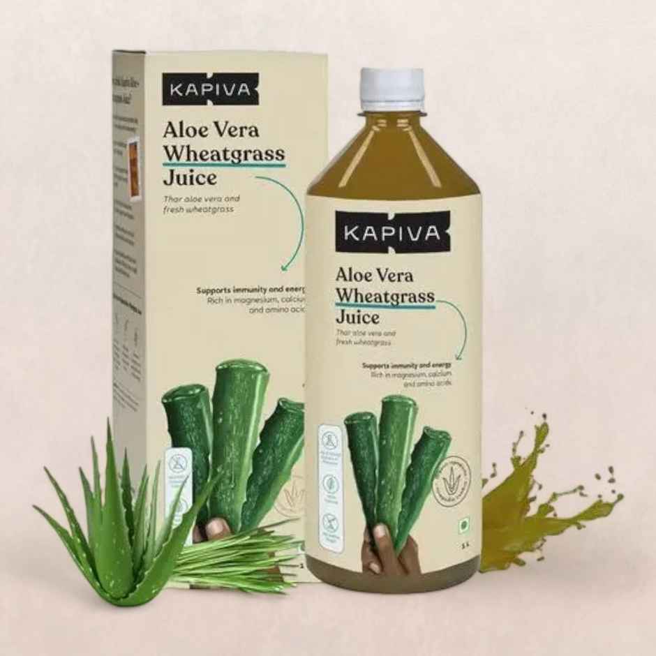 Kapiva Aloe + Wheat Grass Juice