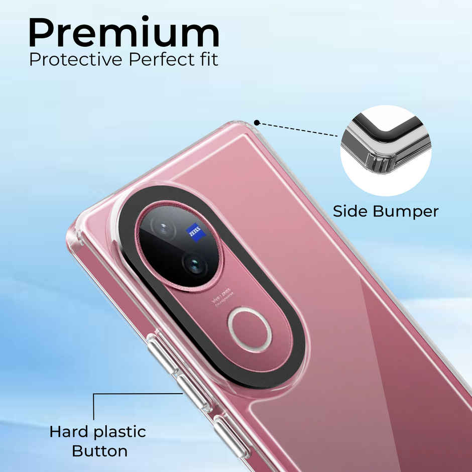 Artistque Case for Vivo V50 | V50E 5G Back Cover | Ultra Stylish Transparent TPU Cover