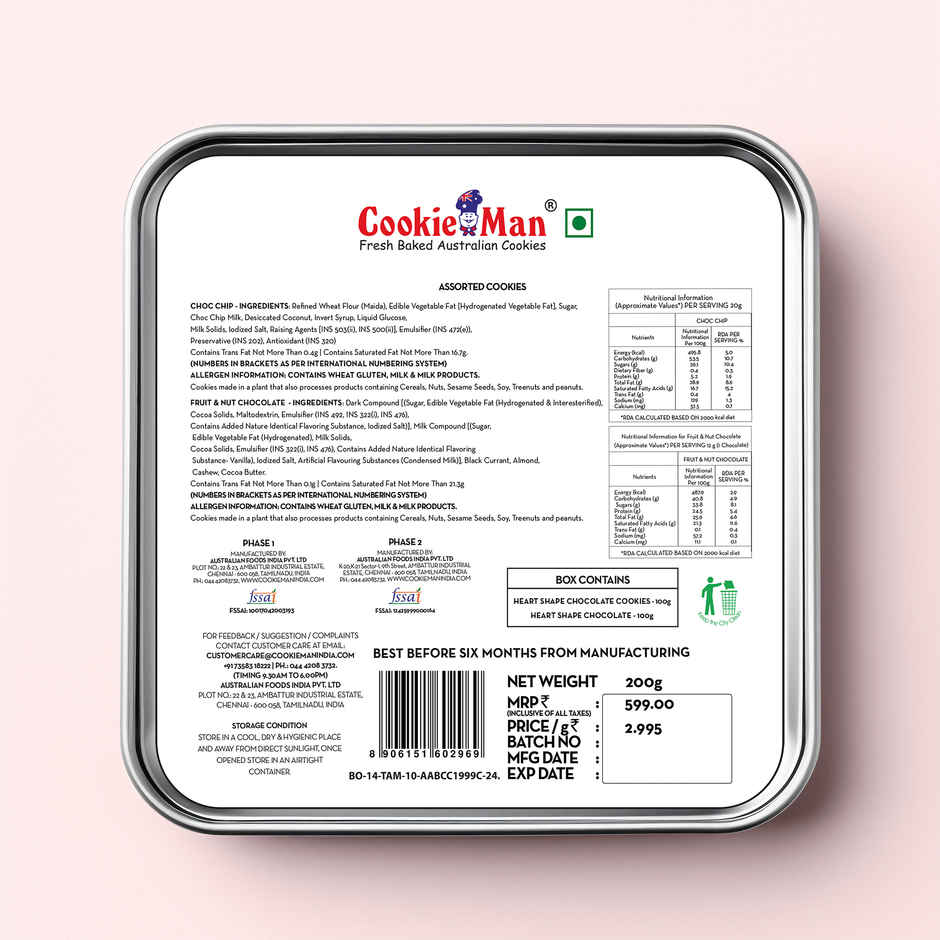 Cookie Man  Premium Gift for Her