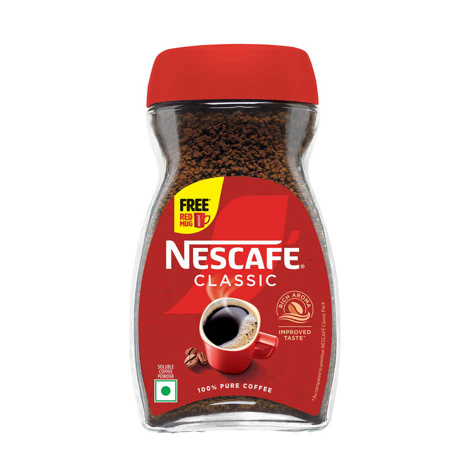 Nescafe Classic Instant Coffee With Free Red Mug