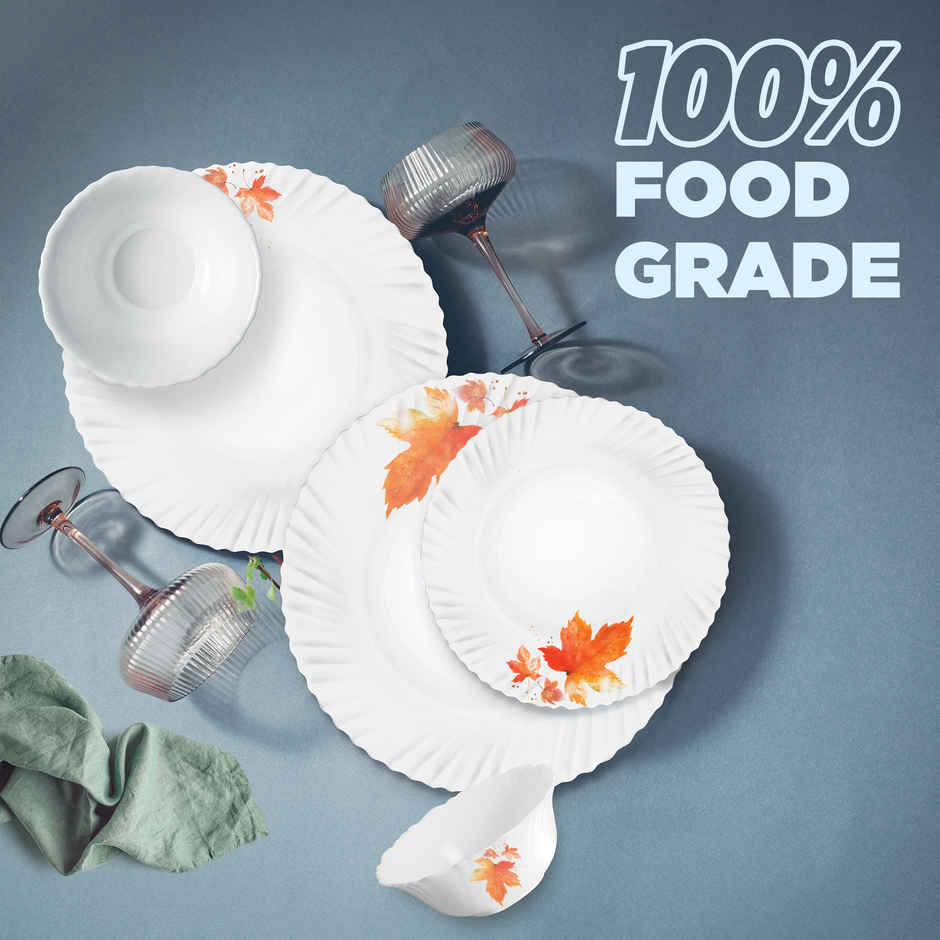 Treo by Milton Opalware Aurelia Mapelle Dinner Set