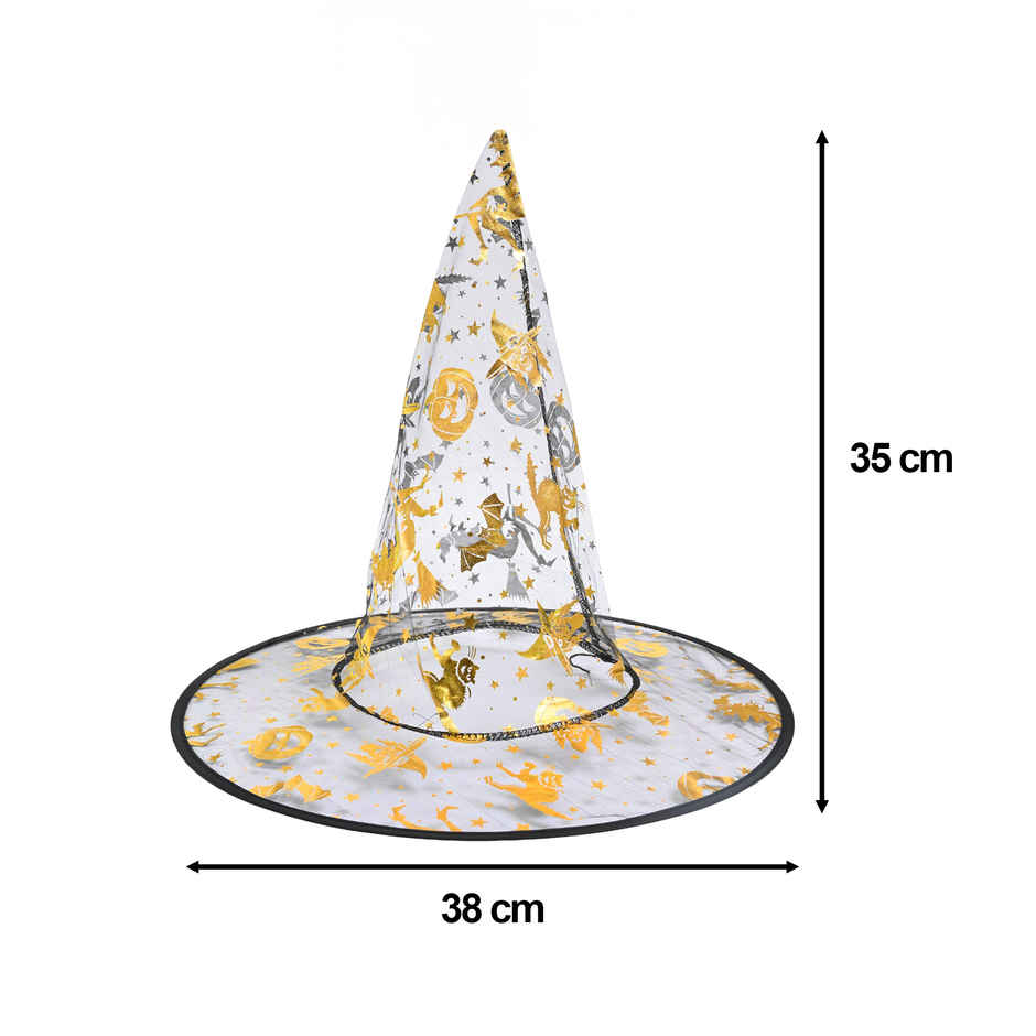 Halloween Transparent Witch Hat | Assorted | Picfest