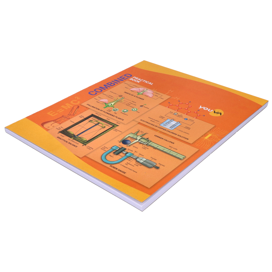 Navneet Youva Combined Practical Book 1 Ruled & 1 Plain side (21.5 x 26.5 cm, 128 Pages)