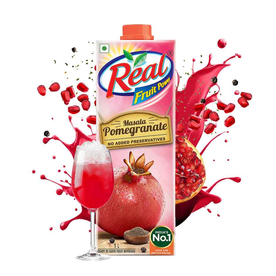 Dabur Real Masala Pomegranate Fruit Juice Combo