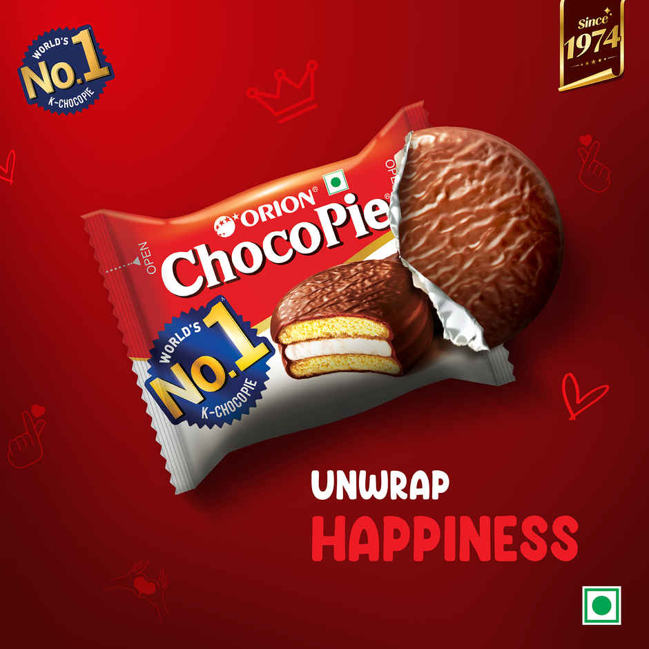 Orion Choco Pie | Chocolate Coated Soft Biscuit