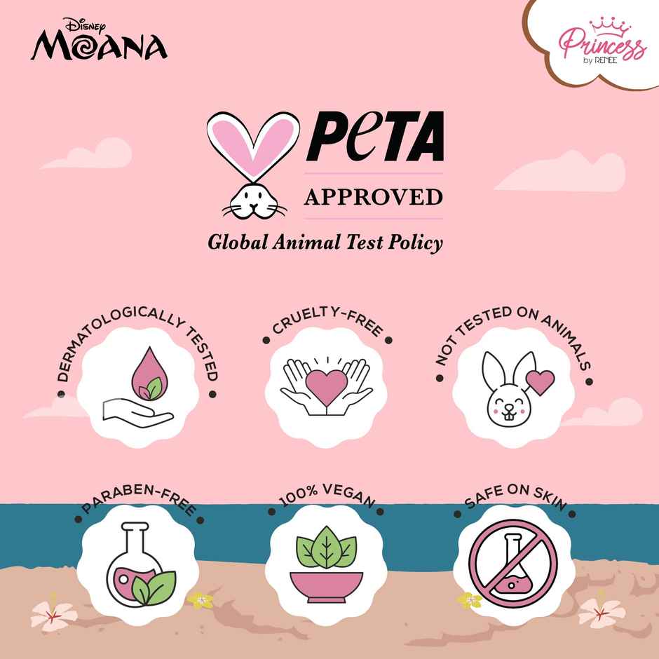 RENEE Princess by RENEE Disney Moana Beachy Peachy Lip Balm