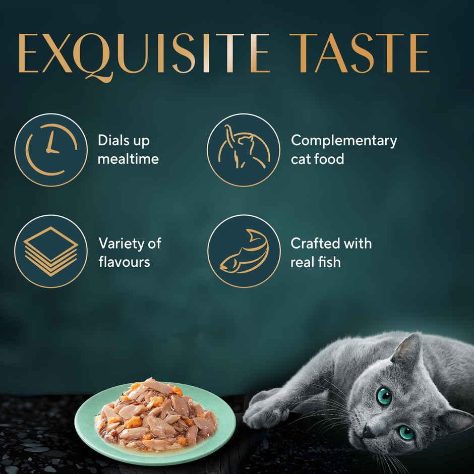 Sheba Rich Adult Skipjack & Salmon Flavour Wet Cat Food