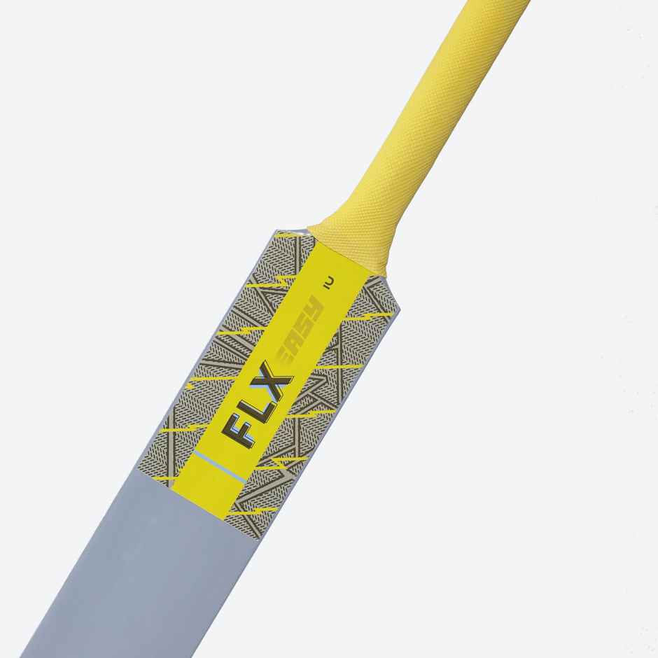 Decathlon Kids Tennis Ball Cricket Bat, Size 1, Grey