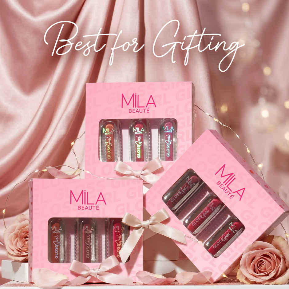 Mila Beaute Gloss Girl Lip Gloss Trio