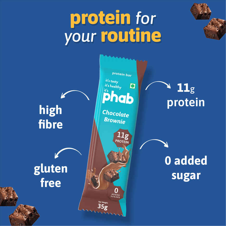 Phab Protein Bar Chocolate Brownie protein Combo