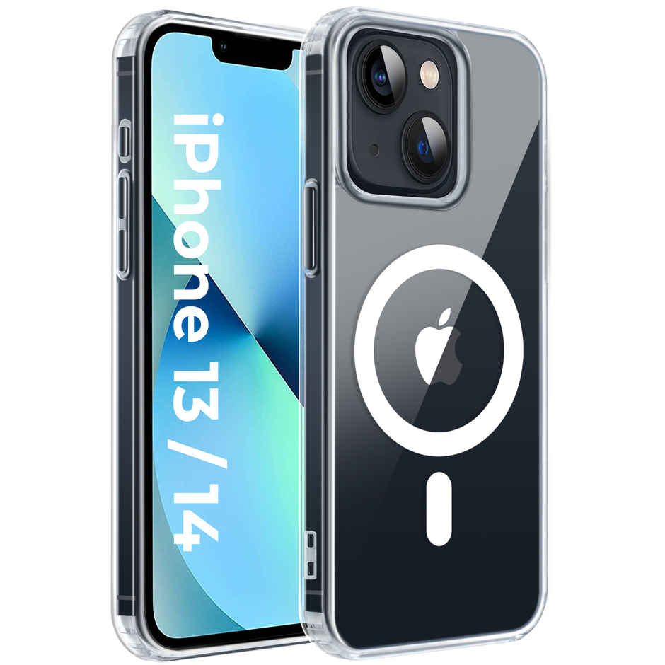 Artistque Case for Iphone 13 - Iphone 14 Back Cover - Transparent Clear Magsafe
